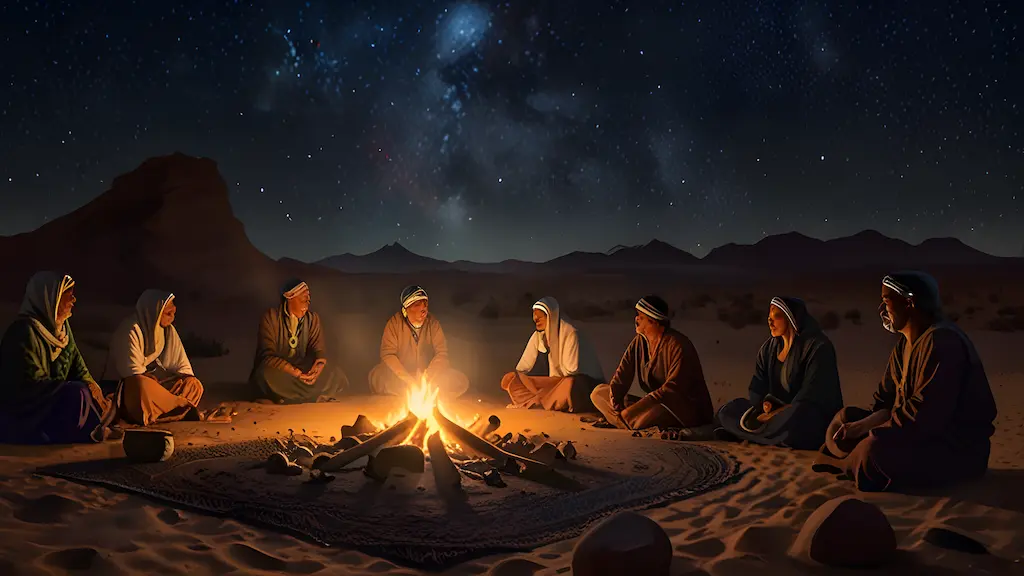 Ancient-Arabs-sitting-and-enjoying-poetry