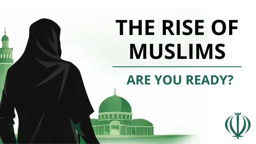 Imam Mahdi is standing infront of Al-Aqsa.